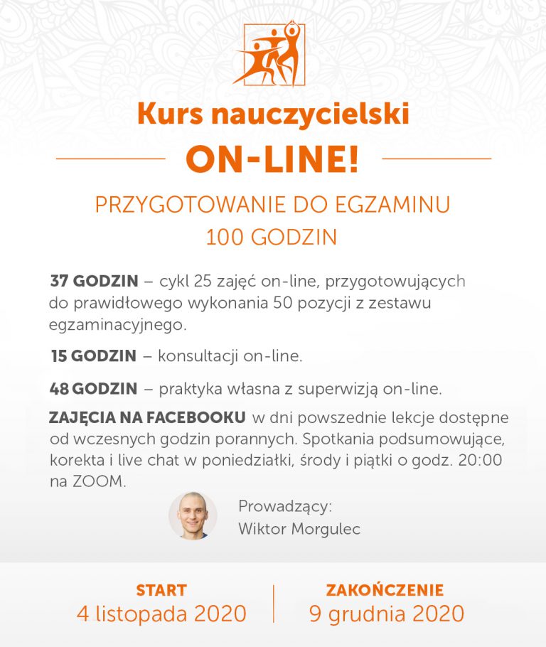 Permalink to KURS NAUCZYCIELSKI JOGI ON-LINE – PRZYGOTOWANIE DO EGZAMINU KURS NAUCZYCIELSKI JOGI ON-LINE – PRZYGOTOWANIE DO EGZAMINU