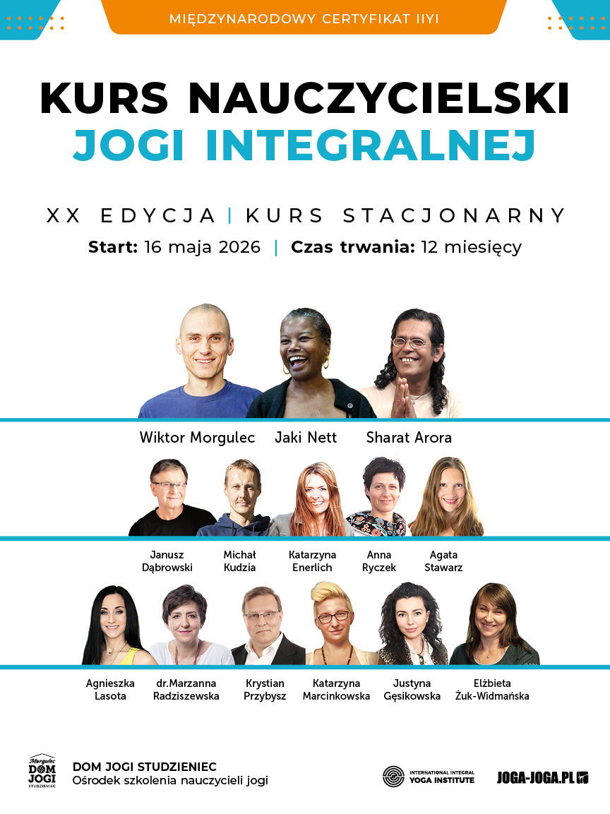 Kurs Nauczycielski Jogi Integralnej | START: maj 2026