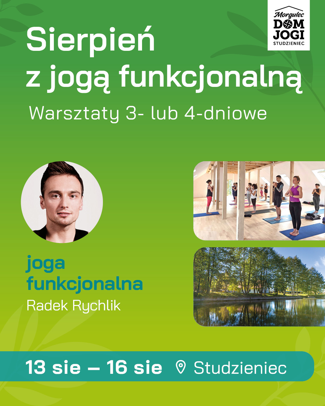 WZMOCNIENIE I UKOJENIE · Studzieniec · 3 lub 4 dni
